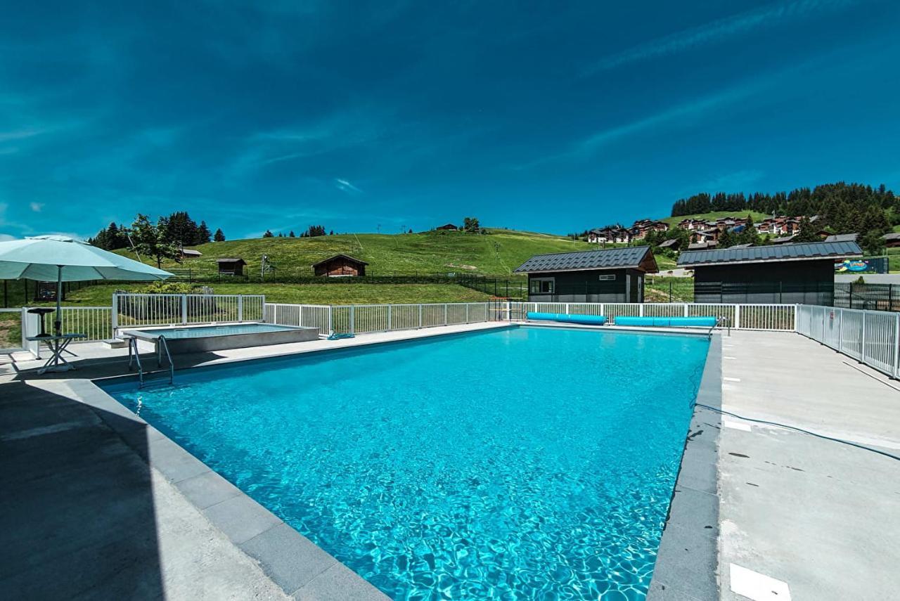 Appartement Au Coeur Des Aravis Manigod Buitenkant foto