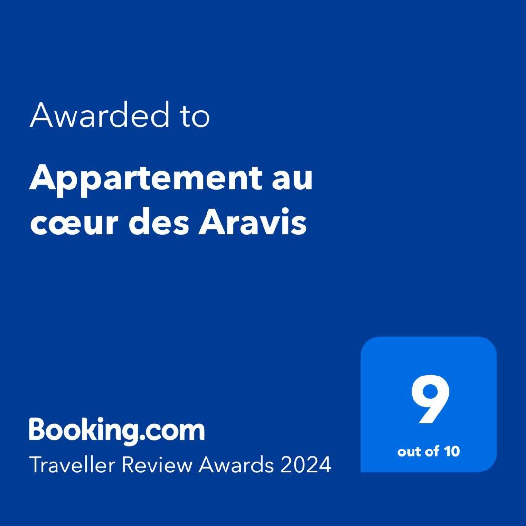 Appartement Au Coeur Des Aravis Manigod Buitenkant foto
